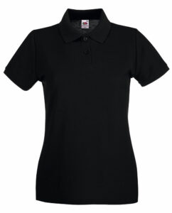 226135-EC Majica FOL Polo ženska Lady-fit Premium KR crna L P36