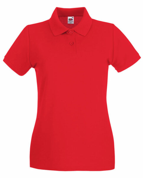 226138-EC Majica FOL Polo ženska Lady-fit Premium KR crvena XS P36