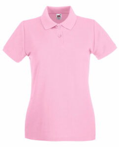 226144-EC Majica FOL Polo ženska Lady-fit Premium KR svijetlo roza XS P36