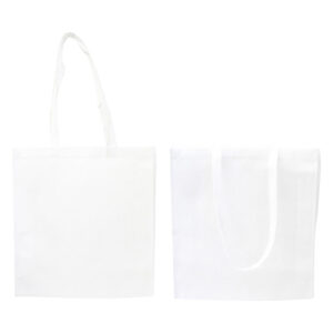 226584-EC Torba shopping od netkanog tekstila 80g PP bijela široka, 42x38x10cm P10/250
