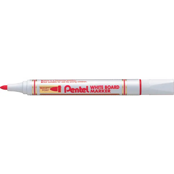 226729-EC Marker za ploču PENTEL MW85-B crveni okrugli vrh P12/576
