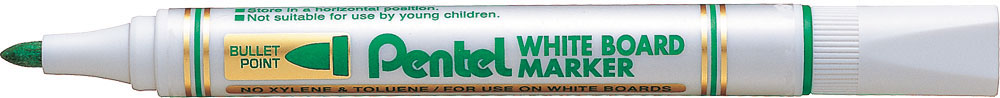 226732-EC Marker za ploču PENTEL MW85-D zeleni okrugli vrh P12/576