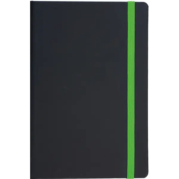 226801-EC Notes FLUX EDGE A5 14x21 crno-zeleni 991.023.51 P1/20