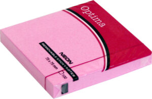 226863-EC Blok samoljepivi 75x75 neon roza OPTIMA 100L 22935 P12/120