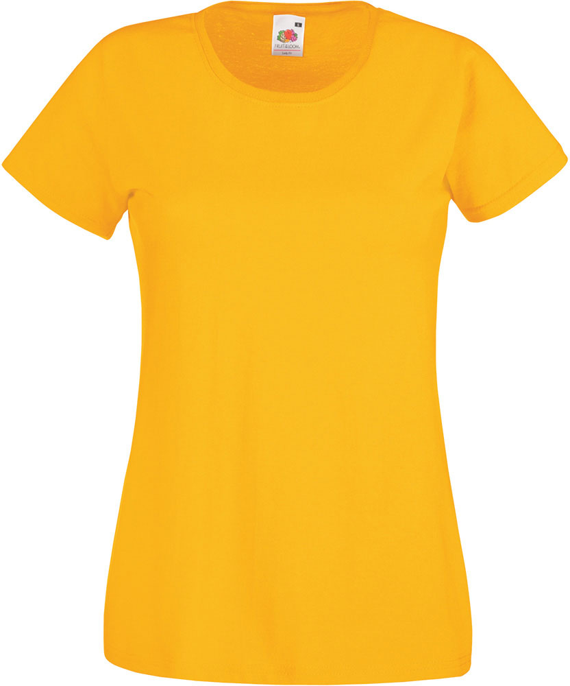 227068-EC Majica FOL T-shirt KR Lady-fit Valeuw. new 165g žuta sun 2XL P72