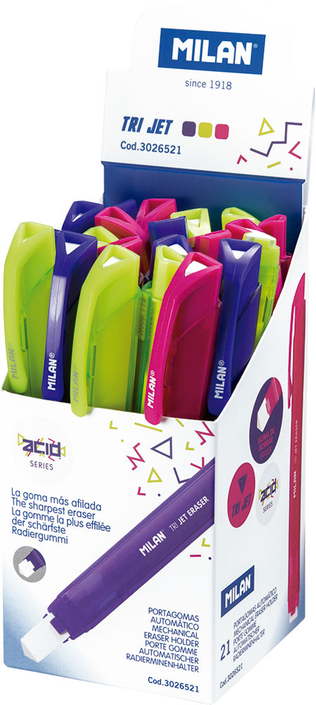 227461-EC Gumica MILAN Tri Jet Acid, trobridna u olovci P21/126