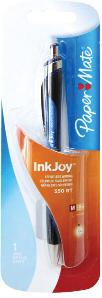 227609-EC Ol.kem. PAPER MATE INKJOY 550 RT 1/1 PLAVA blister 1842243 NETTO P12