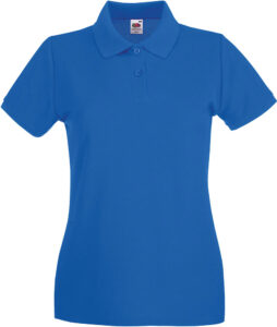 227887-EC Majica FOL Polo ženska Lady-fit Premium KR Royal plava XL P36