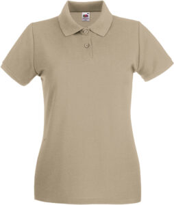 227985-EC Majica FOL Polo ženska Lady-fit Premium KR khaki S P36 NETTO