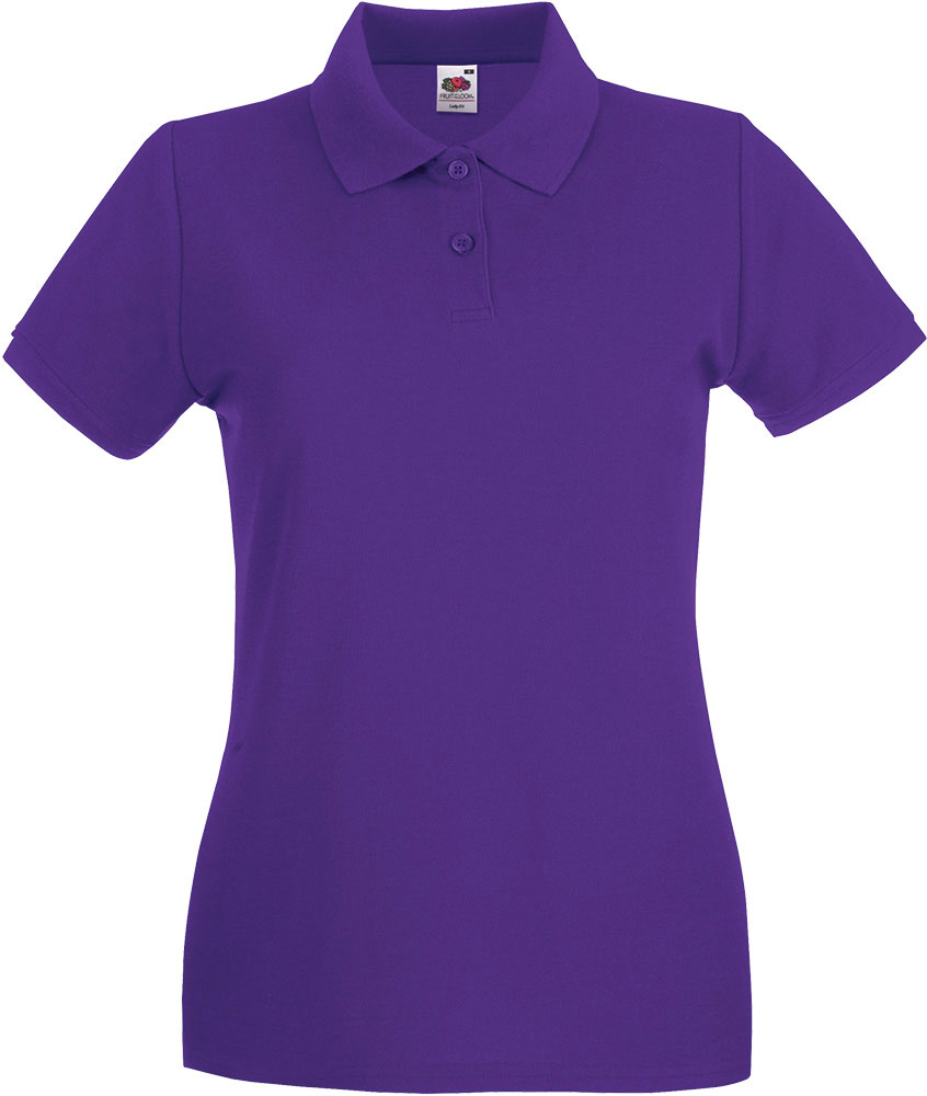 227999-EC Majica FOL Polo ženska Lady-fit Premium KR ljubičasta L P36 NETTO