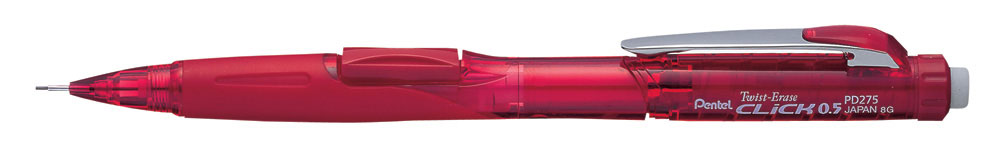 228321-EC Ol.teh. 0,5 PENTEL Twist Erase Click PD275T-B crvena P12/576