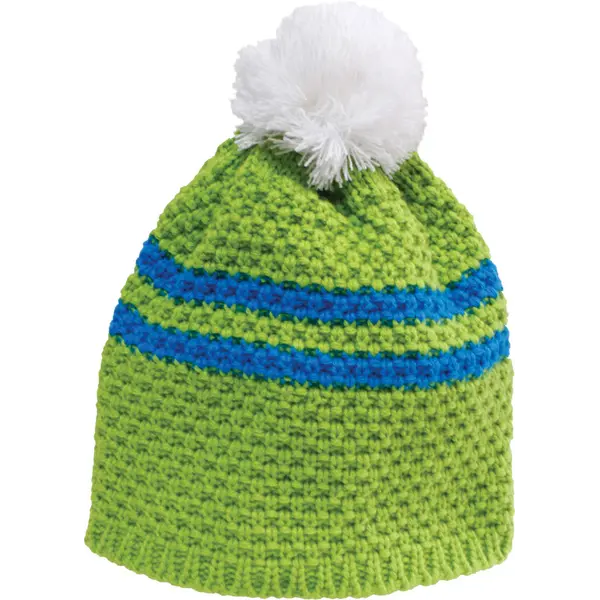 228669-EC Kapa FLAKE pletena zeleno/plavo/bijela 83487 P1