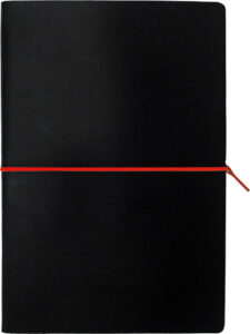 228721-EC Notes PORTOFINO BLACK A5 14x21 crno-crveni 991.016.30 P1/20