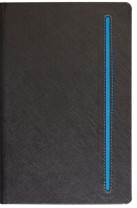 228725-EC Notes TEXTURE BLACK A5 14x21 crno-plavi 991.014.20 P1/20