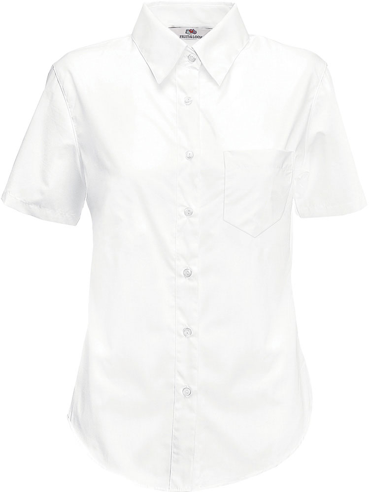 229171-EC Košulja FOL KR 115g Lady fit Poplin Shirt bijela XS P12 NETTO