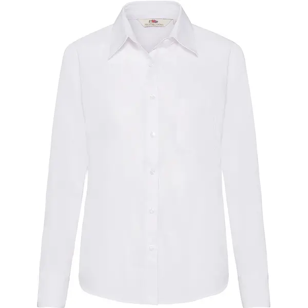 229175-EC Košulja FOL DR 135g Lady fit Poplin Shirt bijela 2XL P12 NETTO