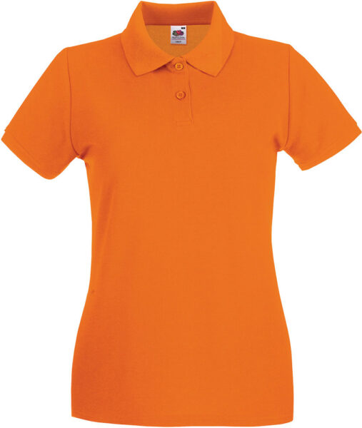 229207-EC Majica FOL Polo ženska Lady-fit Premium KR narančasta L P36 NETTO
