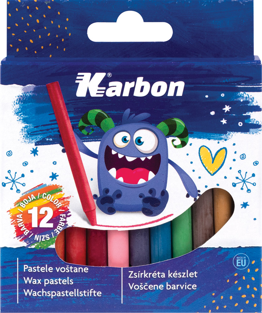 230176-EC Pastele voštane KARBON 12/1 P180