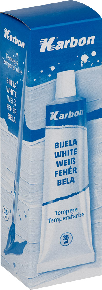 230189-EC Tempera bijela u tubi 35ml KARBON  P12/72