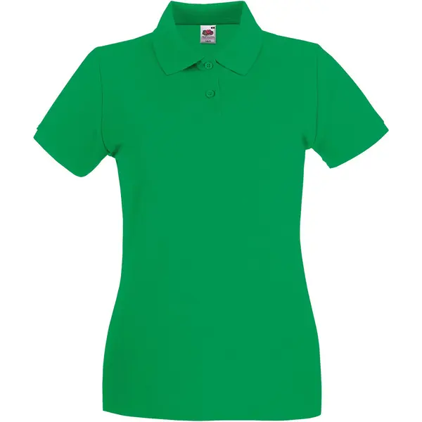 230408-EC Majica FOL Polo ženska Lady-fit Premium KR kelly g. zelena 2XL P36