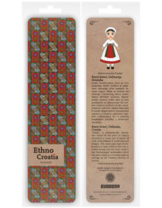 230491-EC Označivač stranica kartonski 4,5 x 17,5cm Ethno Croatia Ravni kotari NETTO
