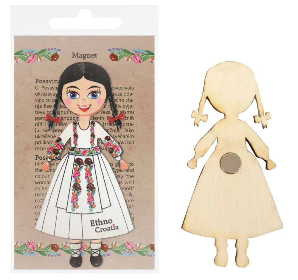 230497-EC Magnet drveni Ethno Croatia Posavina P6/90