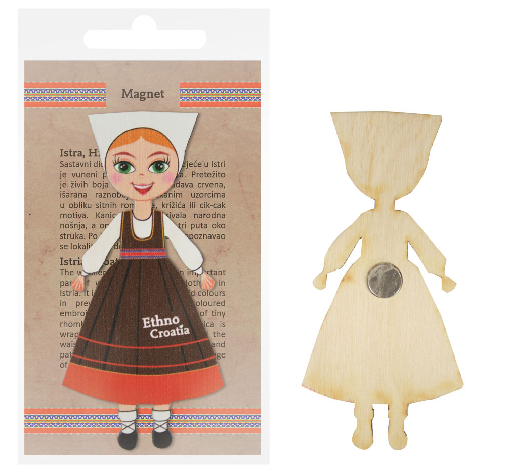 230498-EC Magnet drveni Ethno Croatia Istra P6/60