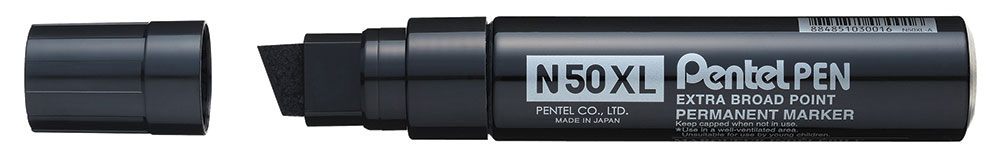230726-EC Marker perm. PENTEL N50XL-A crni kosi vrh P6/180
