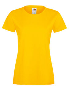 230765-EC Majica FOL T-shirt KR Lady-fit Sofspun 165g žuta  M P72 NETTO