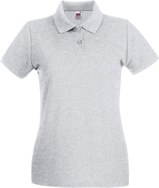 230812-EC Majica FOL Polo ženska Lady-fit Premium KR siva XS P36