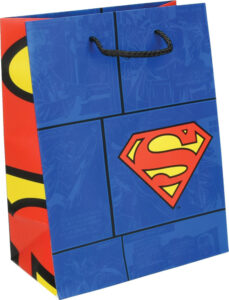 231794-EC Vrećica M Superman mat 17,8x22,9x9,8cm 71647 P10/100 NETTO