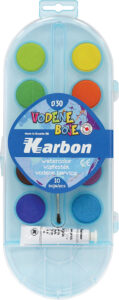 231852-EC Boje vodene 10/1 FI 30 s kistom, zdjelicom i temperom Karbon P 35