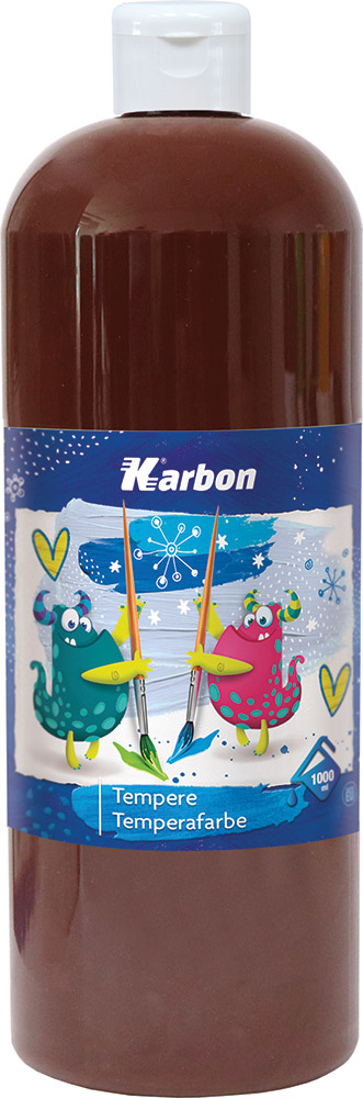 231869-EC Tempera 1000ml boca KARBON smeđa P12