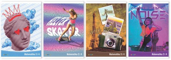 232084-EC Bilježnica Matematika 3 i 4 STREET GOLD MIX CURE  P10/60