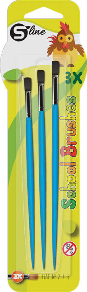 232353-EC Kistovi tempera set S-LINE 3/1 br.2,4,6 bls P24/240
