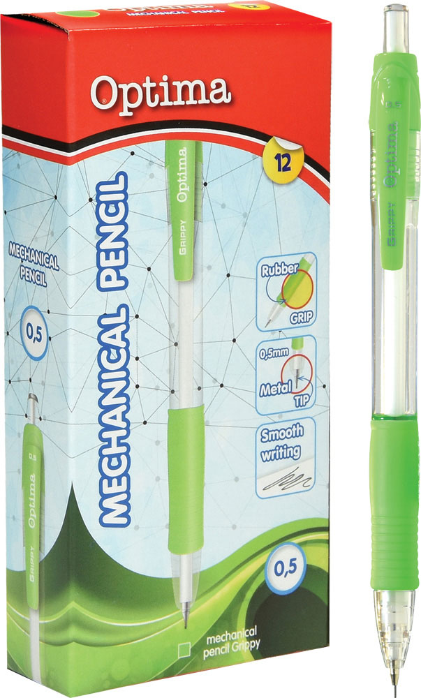 232509-EC Ol.teh. 0,5 OPTIMA Grippy zelena 100133 P12/144/1728