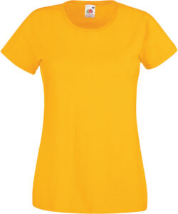 232556-EC Majica FOL T-shirt KR Lady-fit Valeuw. new 165g žuta sun XS P72