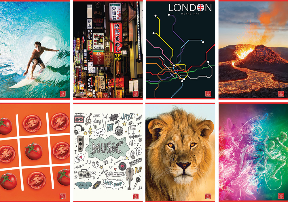 232580-EC Bilježnica A4/K Pigna PREMIUM MIX 3 P10/60 NETTO