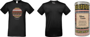 232611-EC Majica muška Ethno Croatia KR 165 g crna L P12 NETTO