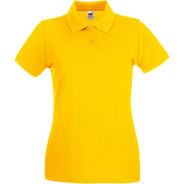 232804-EC Majica FOL Polo ženska Lady-fit Premium žuta 2XL P36 NETTO