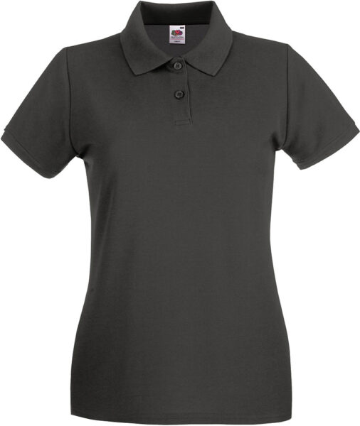 232814-EC Majica FOL Polo ženska Lady-fit Premium KR grafitno siva XS P36 NETTO