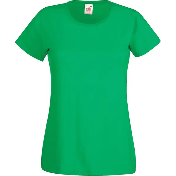 233240-EC Majica FOL T-shirt KR Lady-fit Valeuw. new 165g zelena Kelly XS P72