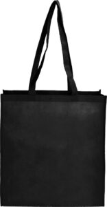 233551-EC Torba shopping pamučna 130g Lang EC 100 duga ručka crna, 38x42cm P10/200