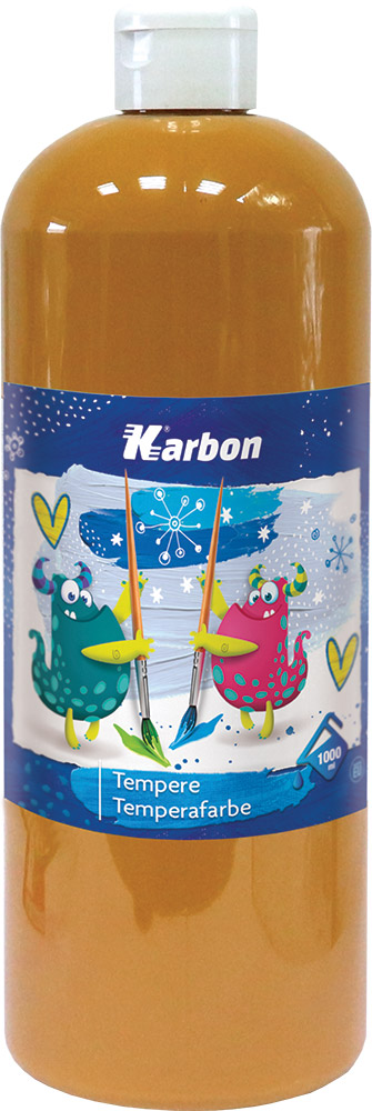 233906-EC Tempera 1000ml boca KARBON oker P12
