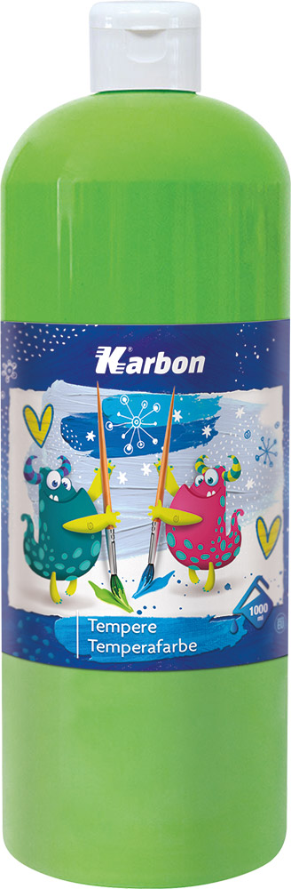 233907-EC Tempera 1000ml boca KARBON sv.zelena P12