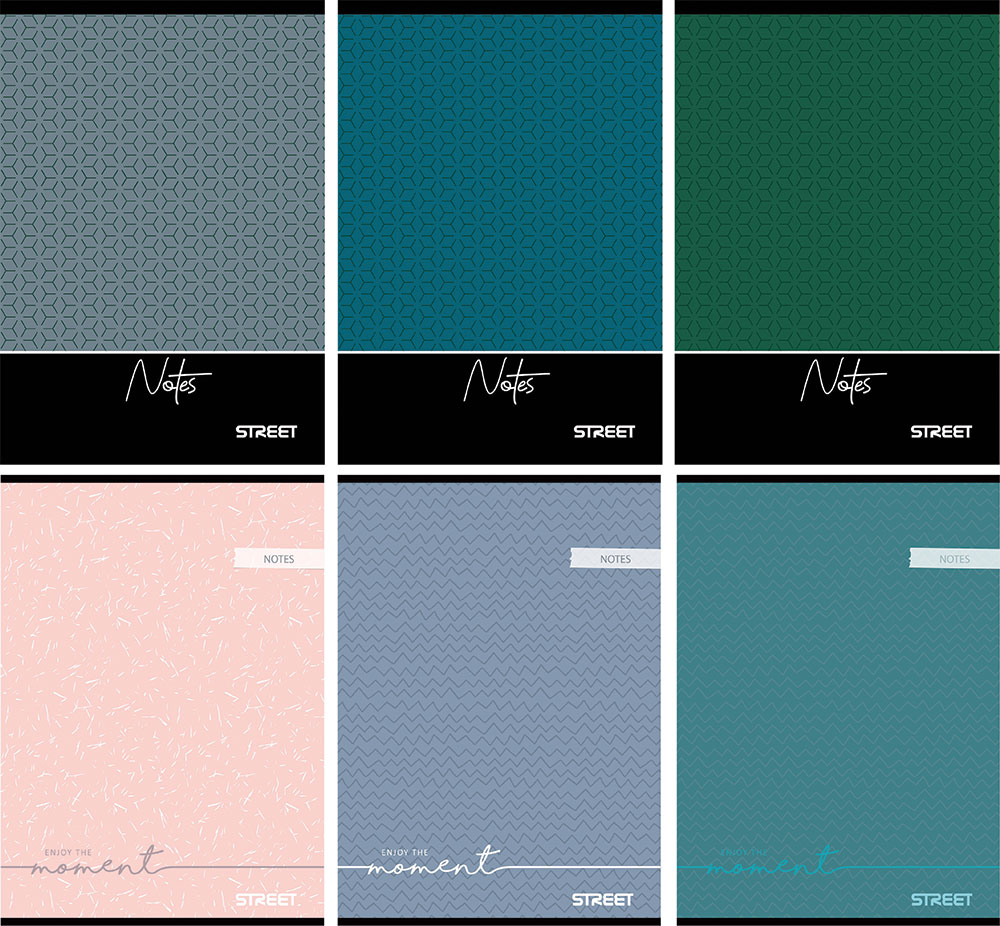 234117-EC Bilježnica A4/K Street NOTES 54l  65631 P10/60 NETTO