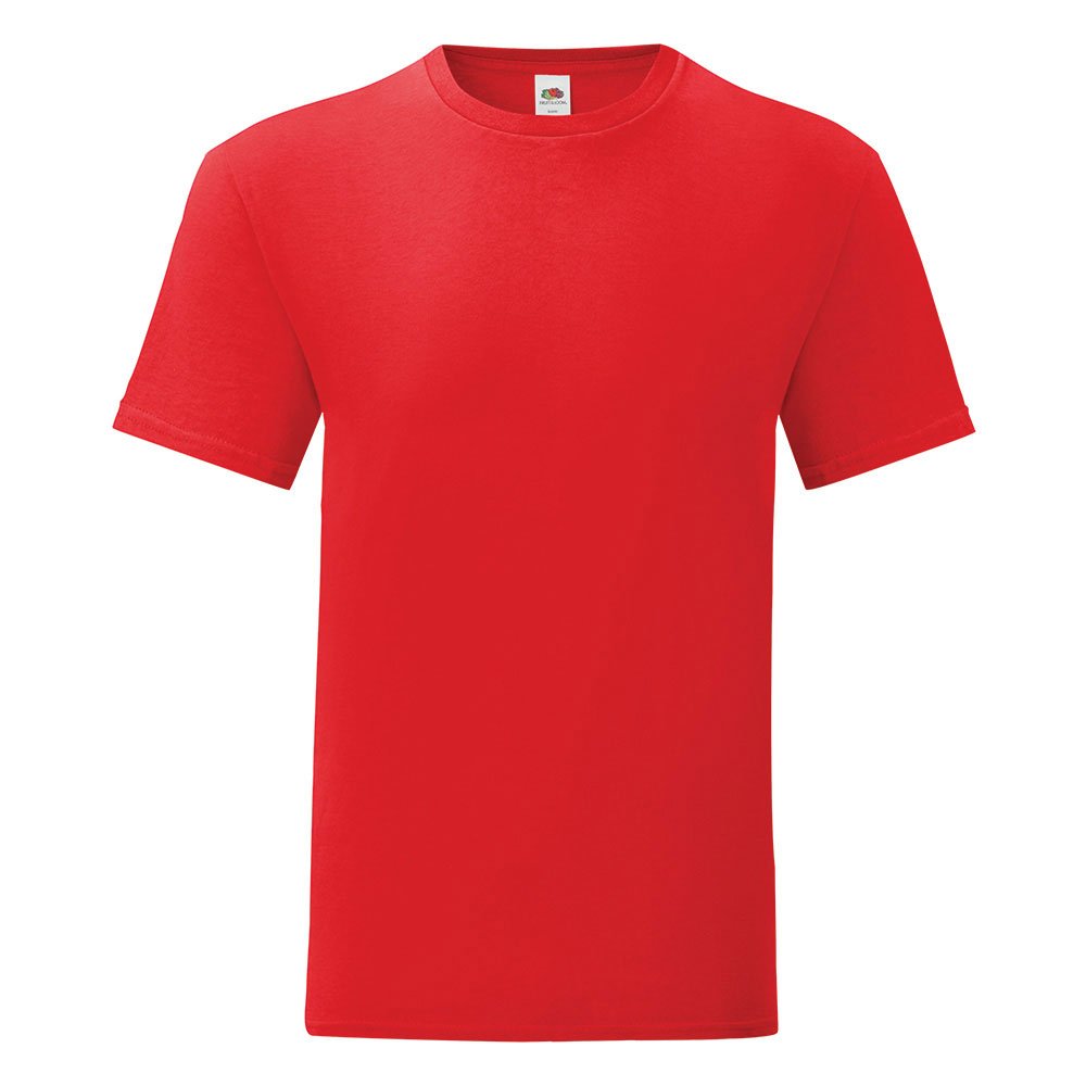 234601-EC Majica FOL T-shirt KR ICONIC Ringspun 150g crvena 2XL P72