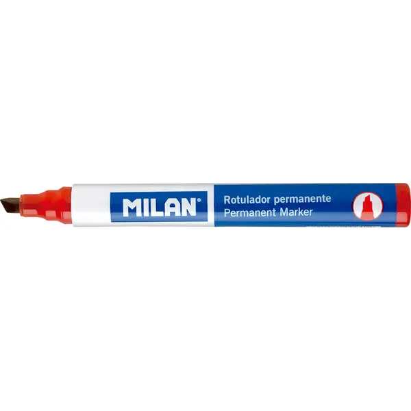 234798-EC Marker perm. MILAN 4mm kosi vrh crveni P12/432