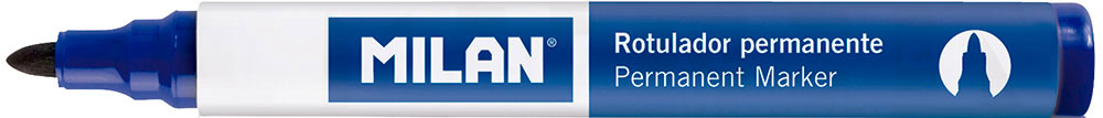 234799-EC Marker perm. MILAN 4mm okrugli vrh plavi P12/432