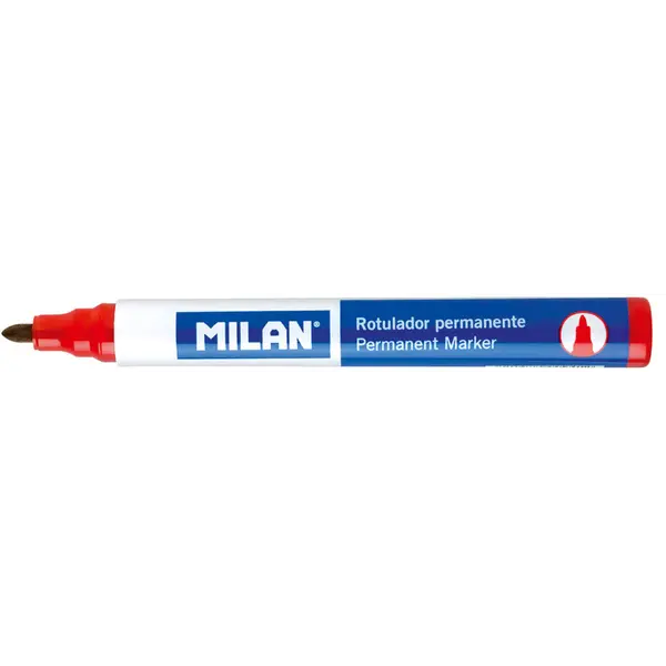 234801-EC Marker perm. MILAN 4mm okrugli vrh crveni P12/432